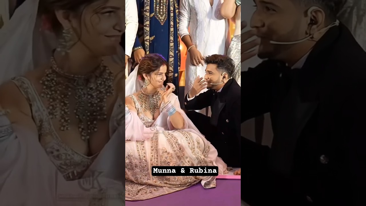 Munawar Faruqui with Rubina dilaik having fun together