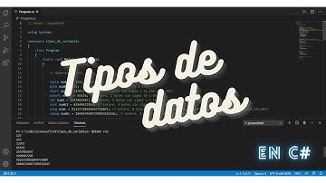 Aprende C# || Capítulo 1: Variables