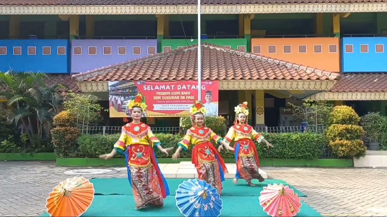 Tari kembang jatoh ll Tari Betawi ll Tari tradisional ll SDN SUSUKAN 06 PAGI
