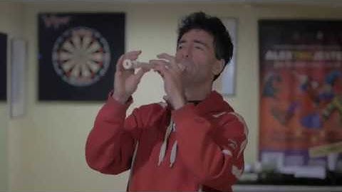 Pink panther played on a recorder