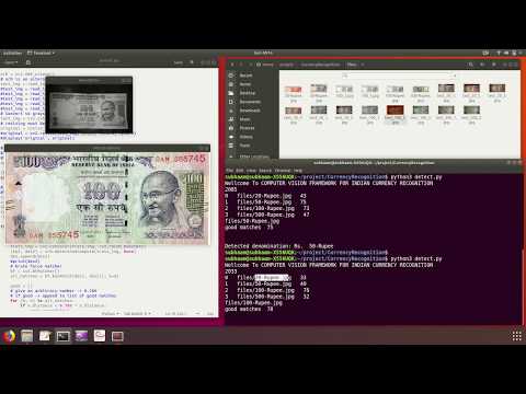 COMPUTER VISION FRAMEWORK FOR INDIAN CURRENCY RECOGNITION