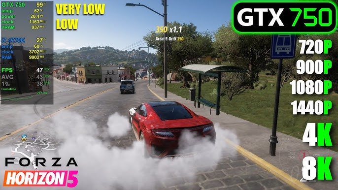 PC FRACO em 2023 + FORZA HORIZON 3 na GTX 750 TI 2GB Vram + i3