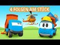 Leo der Lastwagen und Leo Junior - 4 Kinder Cartoons am Stück