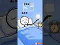 5 More Minutes… Biggest Lie Ever 😭#funny #stickman #comedy #shorts #funnyshorts #viralvideo