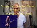 Songwriter's Reaction/Review of Nightwish "Phantom of the Opera" THIS IS EPIC!!