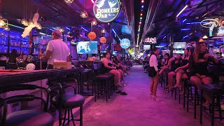 Pattaya Myth Night Beer Bar Town Nightlife, Thailand 4K 30Fps