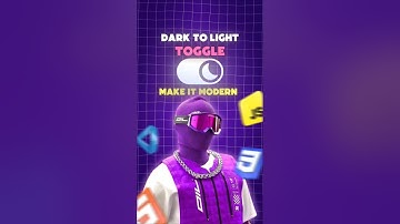 Modern Dark Mode Toggle | Responsive & Easy