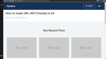 184 ASP .NET MVC - Escape Special Character in C# and JS for SEO Friendly URL of Tutorial Post