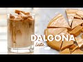 CAFE VLOG: Honeycomb Toffee Coffee ☕️ 👀😻| Dalgona Crumbs Coffee | #homecafe | ASMR | #quynhphan