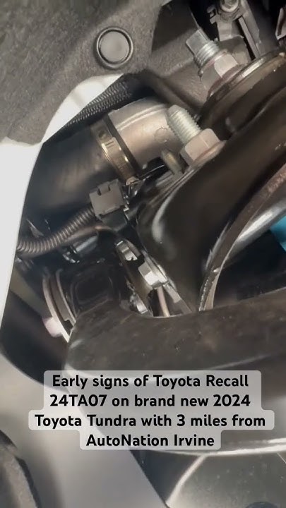 '24 TUNDRA 24TA07 RECALL - YouTube