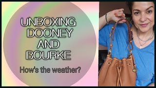 Unboxing Dooney and Bourke | All Weather #drawstringjuly