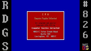 Details Random DOS Game Show #826: Computer Puzzles Unlimited (1994) News