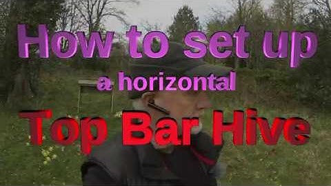 Hoe je een Top Bar-bijenkorf opzet voor een zwerm of pakket