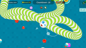 Worms Dash.IO Gameplay (Android,iOS)