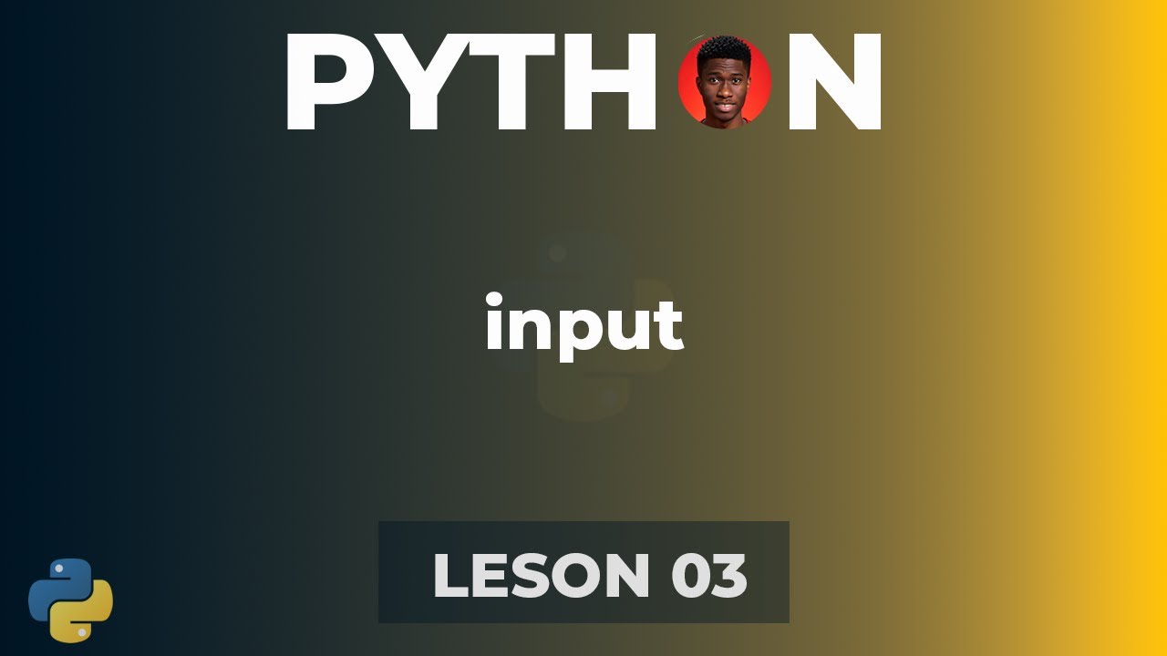 APRANN PYTHON | LESON 03 | INPUT | AJOUTE ENTERAKSYON LAN PWOGRAM LAN ...
