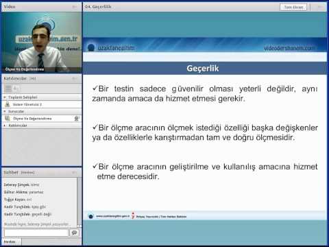 Uzaktaneğitim Ölçme ve