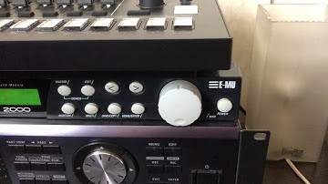 E-MU PROTEUS 2000 firmware upgrade procedure