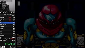 Metroid Fusion 1% in 1:14:20 (Former WR)