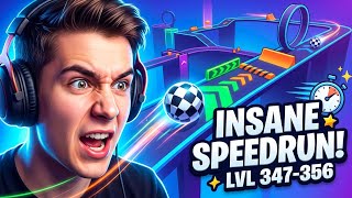 Speedrun to Level 347 to 356 in Going Balls