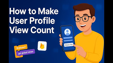 How to Create a User Profile View Count System in Sketchware Pro | Complete Firebase Tutorial