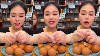 Satisfying Egg Mukbang Challenge: Eating Hard Boiled Eggs