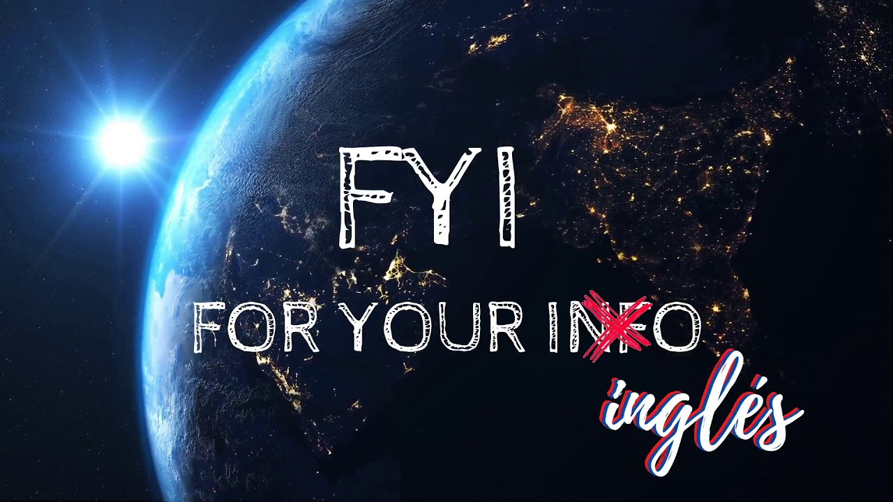01 FYI (For Your Inglés) Wine YouTube