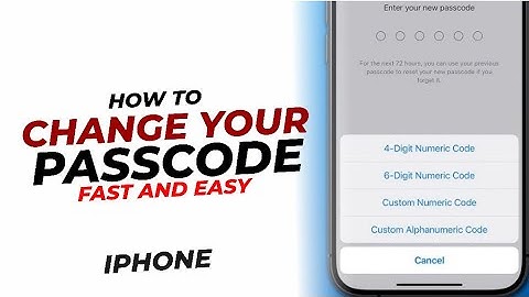 How To Change Your iPhone Passcode FAST & EASY!