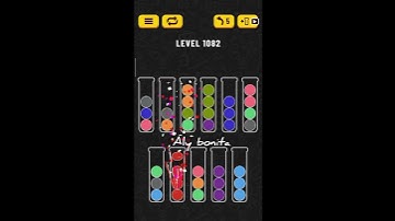 ball sort puzzle level 1082