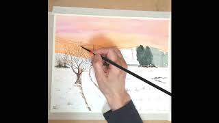 [머물다 가고 싶은곳..] 풍경 수채화 일러스트 Flower WaterColor Drawing - [Healing STORY-힐링스토리]