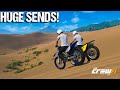 This game let us ride to the dunes and hit huge sends the crew 2 multiplayer