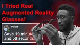 I Tried Real Augmented Reality Glasses! - Short Version