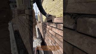 Brickwork Trick #BrickworkTrick #MasonryHack #BrickCladding #ConstructionSkills #BrickWall