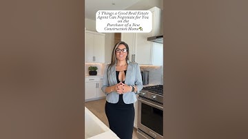 5 Things You Can Negotiate on a New Construction Home with a Good Real Estate Agent🏡