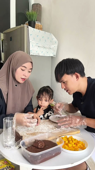 Hari libur bikin mochi #shortvideo #minivlog