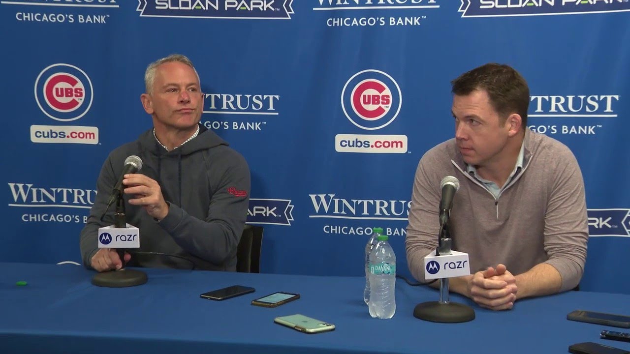 PRESS CONFERENCE: Jed Hoyer and Carter Hawkins talk the start of Cubs Spring Training