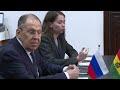 С.В.Лавров и С.Соса Лунда «на полях» СМИД БРИКС, Рио-де-Жанейро, 29 апреля 2025 года