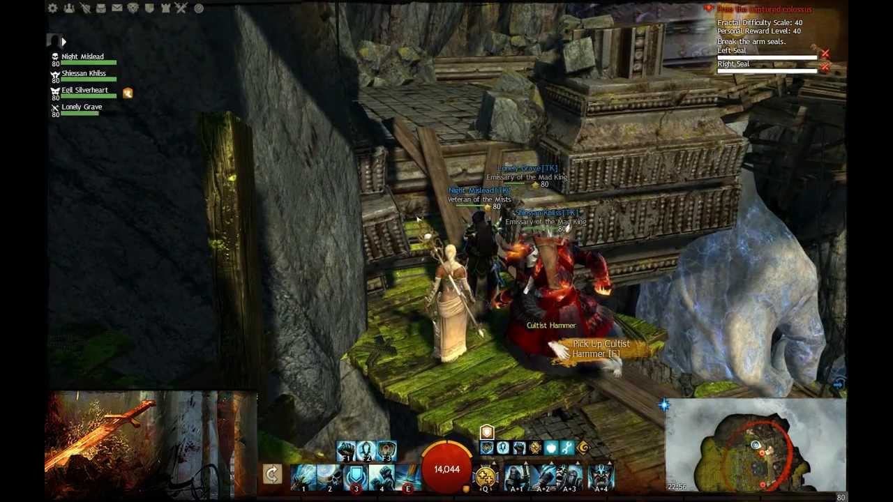 [Gw2] FotM 40 Cliffside with Agonizing Expedition (two seal spot)