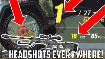 18 KILL WIN! Rules of Survival SILENCED SNIPER Gameplay! Kill record/Most kills EVER