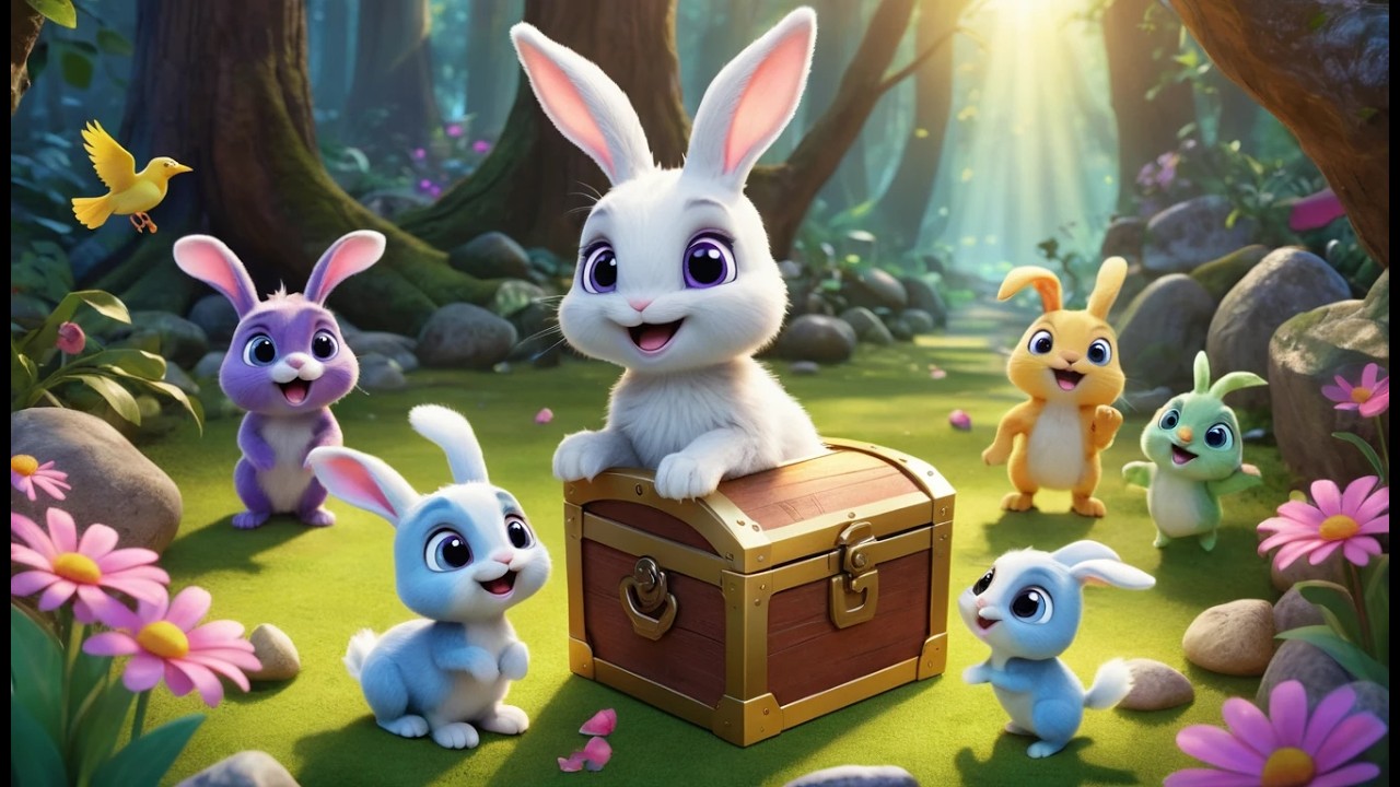 Bunny Finds a Treasure 🐰 | Magical Adventure & Kids Nursery Rhymes ...