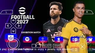 eFootball PES 2027 PPSSPP ANDROID OFFLINE FULL UPDATE UCL & LEAGUE KITS 26/27 SEASON 4K GRAPHICS  screenshot 2