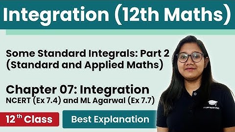 Ex 7.7 Standard Integrals 12th Boards | Integration | Maths #Integration #maths