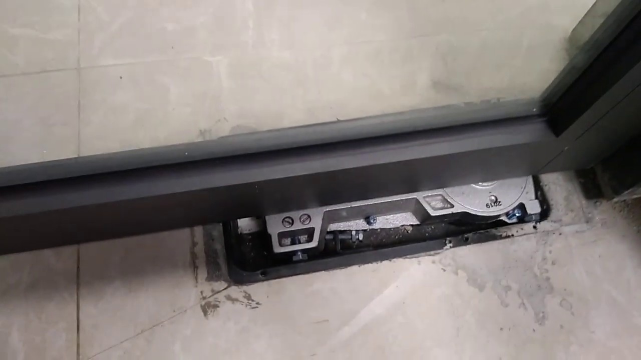 Floor Spring Door Closer Adjustment Floor Hinge Without Hold Open Glass