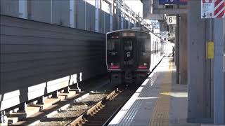 【後ろ2両は長洲行きです】鹿児島本線 817系 普通鳥栖行き 熊本駅到着