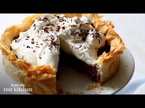 Chocolate Mousse Pie with a Phyllo Crust - Everyday Food - From the Test Kitchen