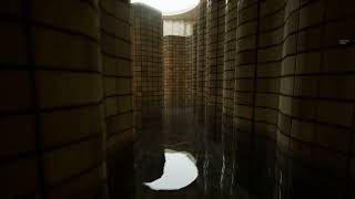 WIP preview of my current FluidNinja implementation + current water shader.