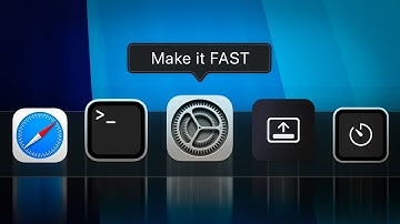 Dock animation in macOS is so SLOW