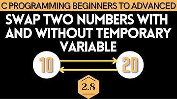 Online School-| Swap Two Numbers with and Without Temporary Variable in C | Bangla | Module 2.8