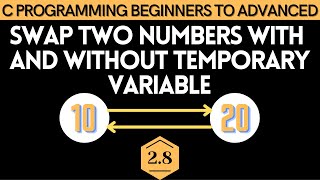 Online School-| Swap Two Numbers with and Without Temporary Variable in C | Bangla | Module 2.8