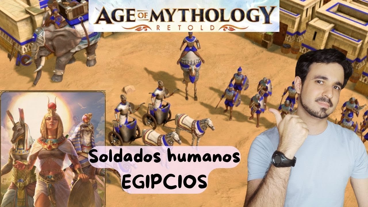 GUÍA egipcios: soldados humanos. Age of mythology retold.