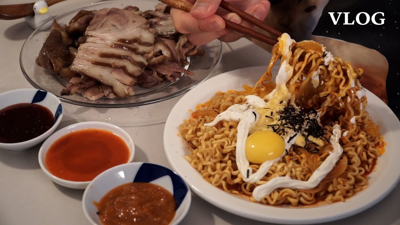 테토남의 화끈한 집밥브이로그 • 엽기떡볶이, 지락실불닭, 전남친토스트 • 일상 vlog